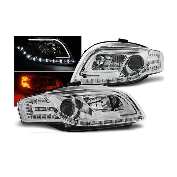 Paire de phares avant à LED pour Audi A4 B7 2004 - 2007