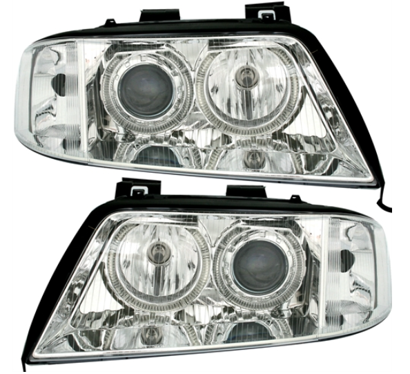 Phares Angel Eyes pour Audi A6 4B C5 1999 - 2001
