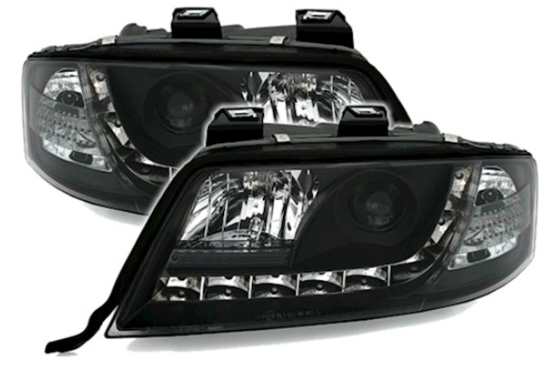 Phares Angel Eyes pour Audi A6 4B C5 2001 - 2004