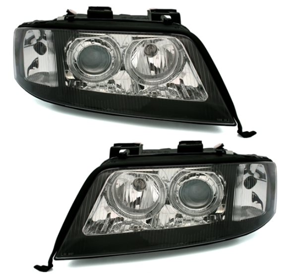 Phares Angel Eyes pour Audi A6 4B C5 1997 - 1999