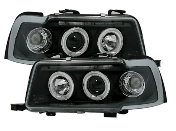 Phares Angel Eyes pour Audi 80 B4 1991 - 1994