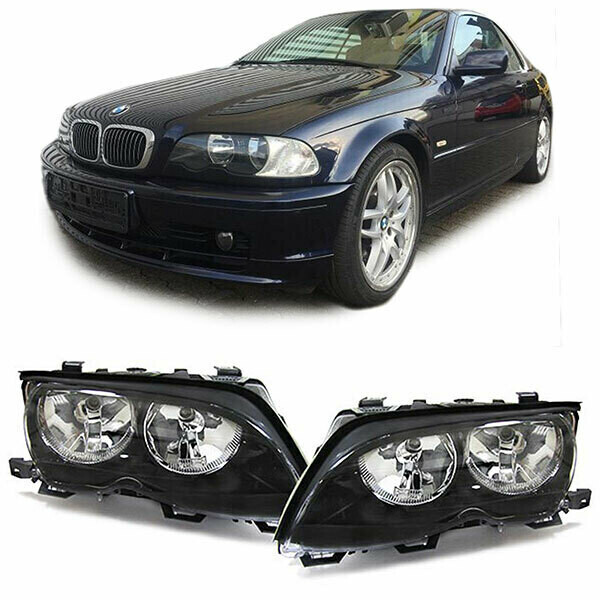 Paire de phares avant pour BMW Série 3 E46 2001 - 2005