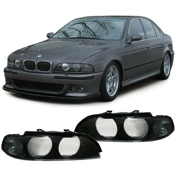 Verres d'optique / vitres de phare avant pour BMW Série 5 E39 1995 - 2000