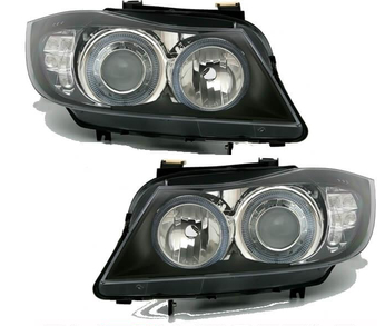 Paire de phares Angel Eyes look Pack M Performance pour BMW E91 2005- 2008