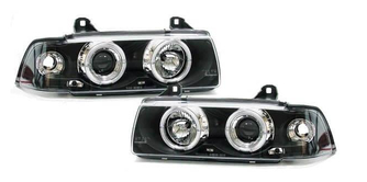 Paire de phares Angel Eyes look Pack M Performance pour BMW E36 1990 - 1999