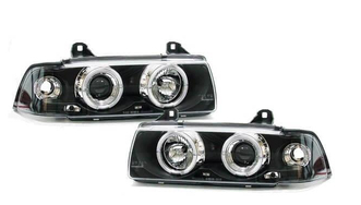 Paire de phares Angel Eyes look Pack M Performance pour BMW E36 1990 - 1999