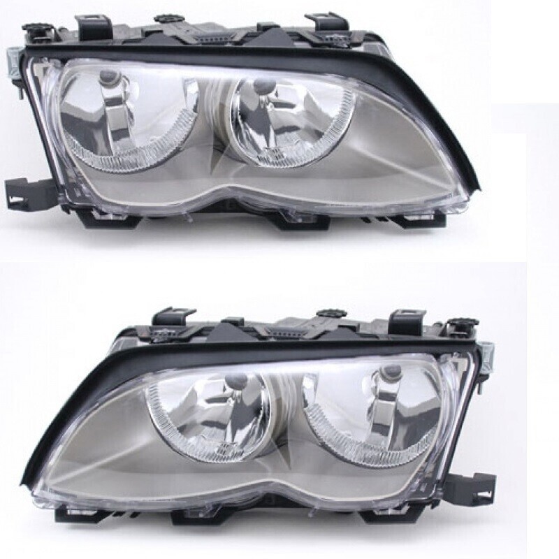 Paire de phares avant pour BMW Série 3 E46 2001 - 2005