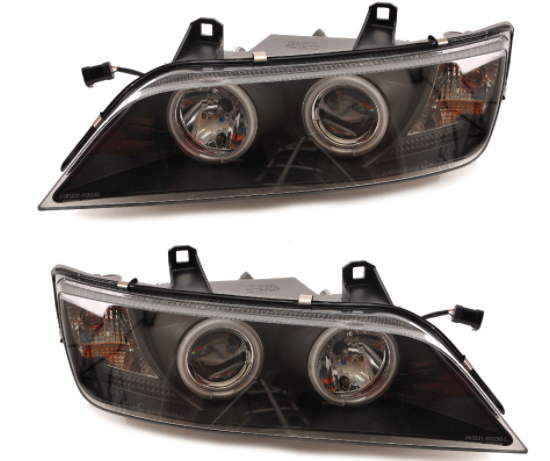 Paire de phares avant Angel Eyes pour BMW Z3 E36 1996 - 2002