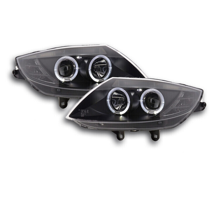 Paire de phares avant Angel Eyes pour BMW Z4 E85 E86 2003 - 2008