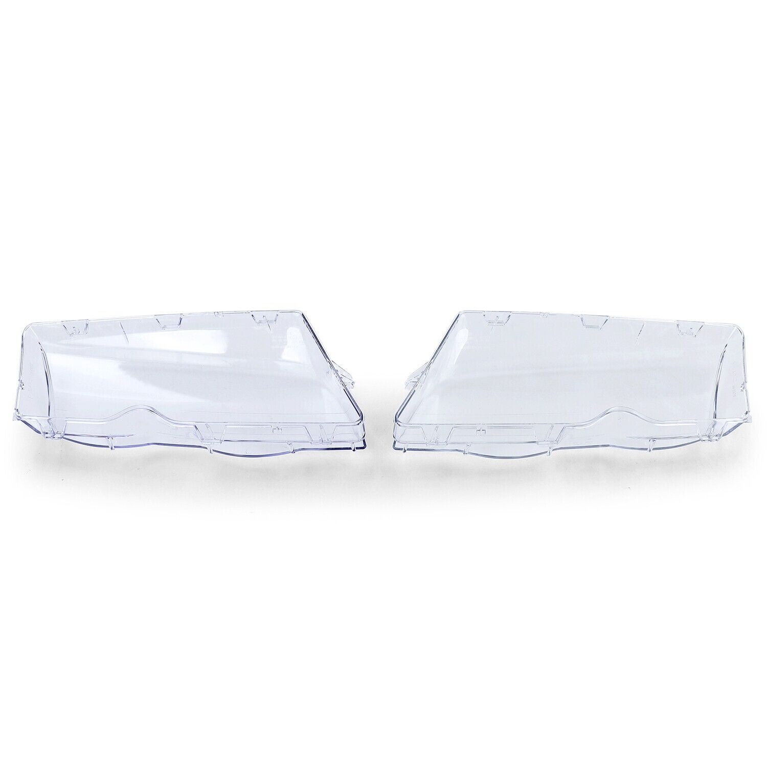 2 Vitres de phares avant pour BMW Série 3 E46 Berline et Touring de 1998-2001