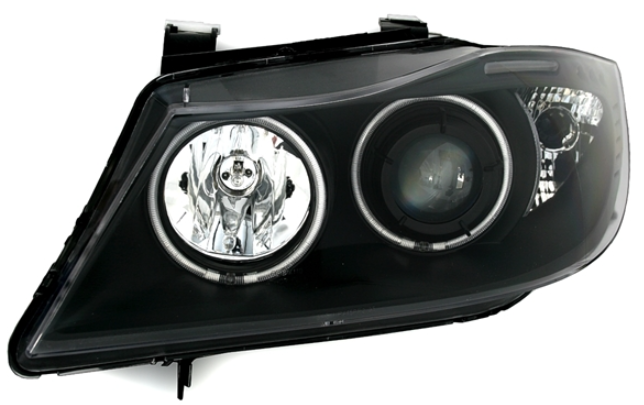 Phares Angel Eyes pour BMW Série 3 E90 E91 2005 - 2008