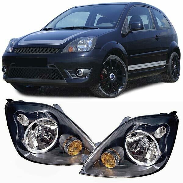 Paire de phares avant pour Ford Fiesta 2005 - 2008