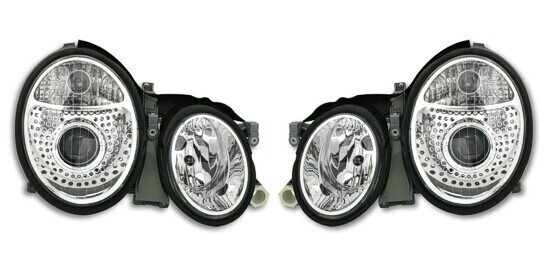 Paire de phares avant au xenon pour Mercedes Classe CLK W208 1997 - 2002