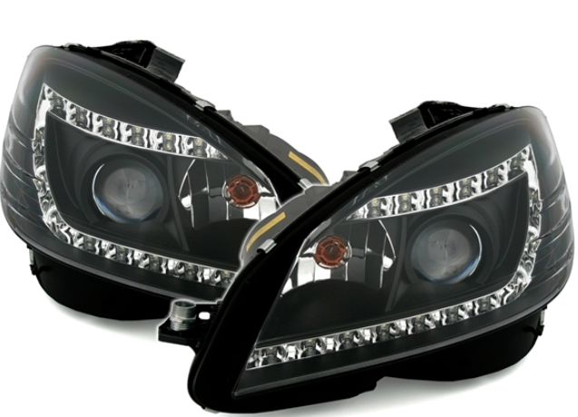 Phares pour Mercedes Classe C W204 2007 - 2011