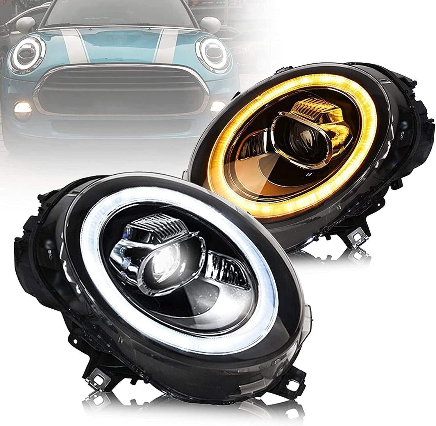 Phares avant Led dynamique pour MINI Cooper Cooper One JCW F55 F56 Hatch F57 2014-2020
