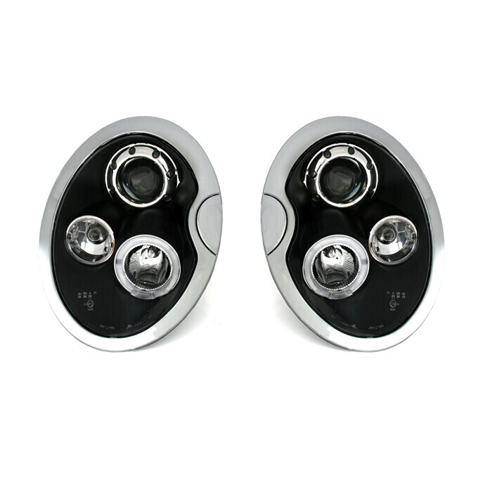 Paire de phares avant à LED pour Mini Cooper R50 R52 R53 2001 - 2006