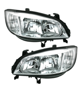 Paire de phares avant pour Opel Zafira 1999 - 2005