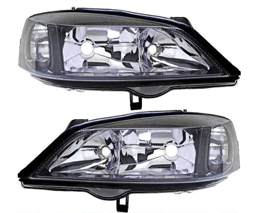Paire de phares avant pour Opel Astra G 1997 - 2004