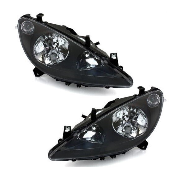 Paire de phares avant pour Peugeot 307 2001 - 2005