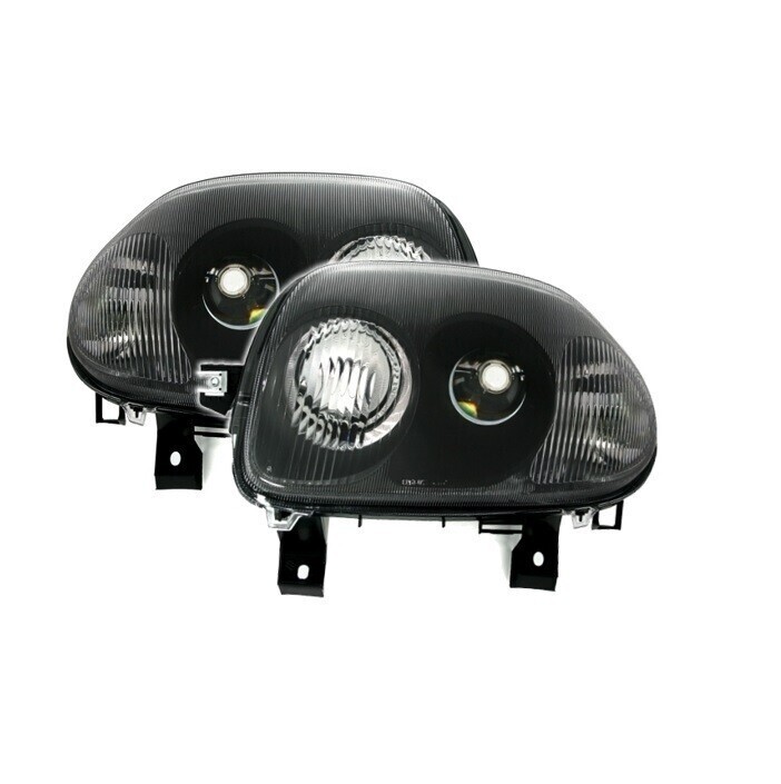 Paire de phares Angel Eyes avant pour Renault Clio 2 1998 - 2001