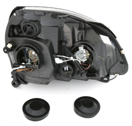 Paire de phares avant pour Renault Clio 2 2001 - 2005