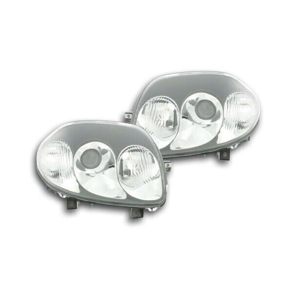 Paire de phares avant pour Renault Clio 2 1998 - 2001