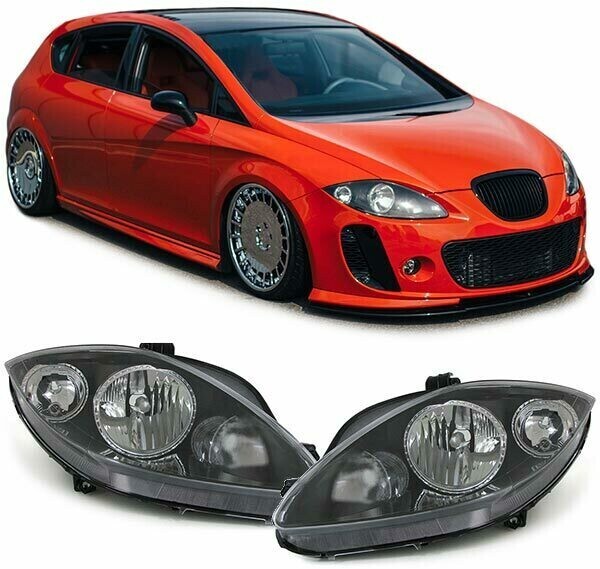 Paire de phares avant pour Seat Leon 1P1 + Altea + Toledo 5P
