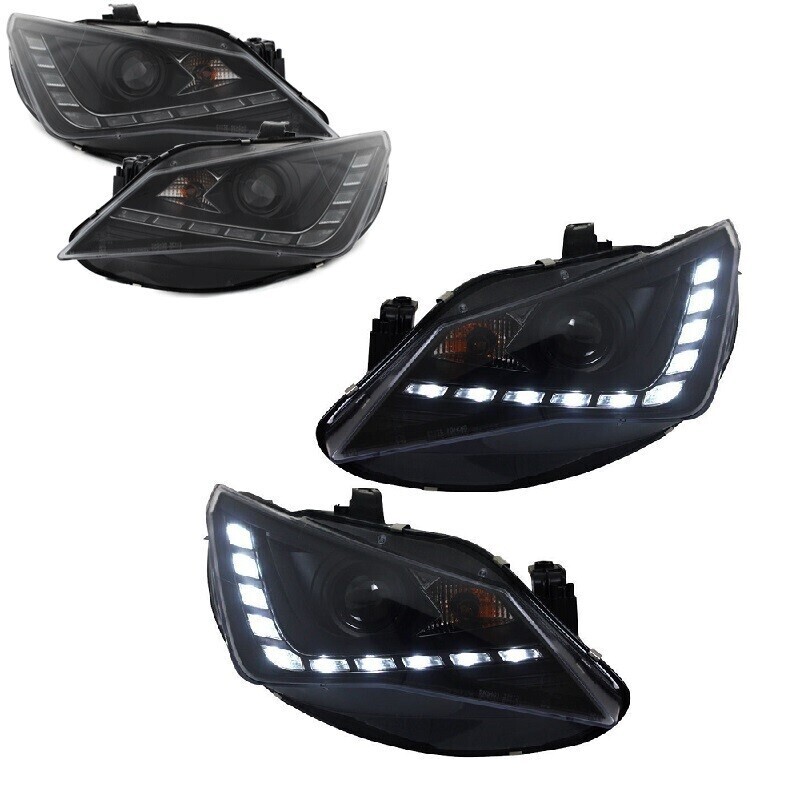 Paire de phares Devil Eyes avant à LED pour Seat Ibiza 6J à partir de 2012