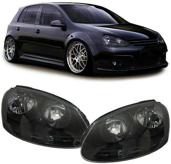 Paire de phares avant pour Volkswagen Golf 5 + Jetta 3