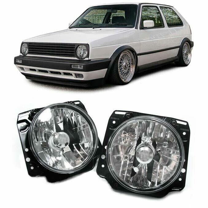Paire de phares avant pour Volkswagen Golf 2 1983 - 1992