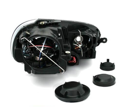 Paire de phares avant pour Volkswagen Golf 5 + Jetta + ampoules Philips