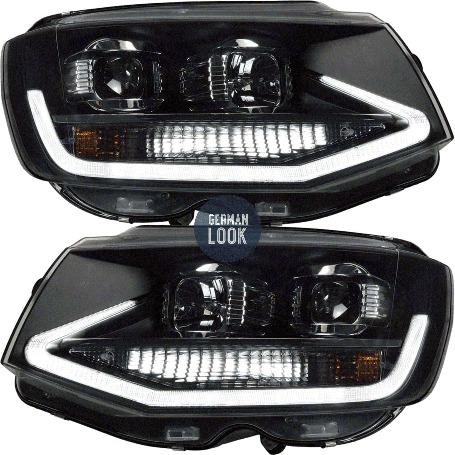 Phares avant à LED 3D pour VW T6 après 2015