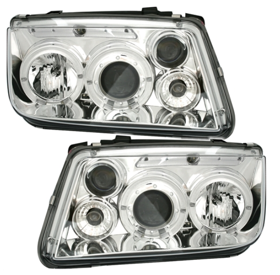 Phares Angel Eyes pour Volkswagen Bora 1998 - 2005