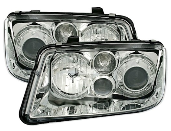 Phares Angel Eyes pour Volkswagen Bora 1998 - 2005