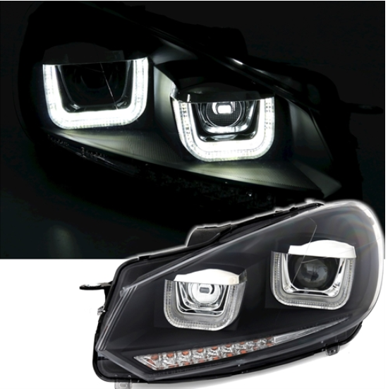 Phares avec indicateurs dynamiques pour Volkswagen Golf 6 2008 - 2012