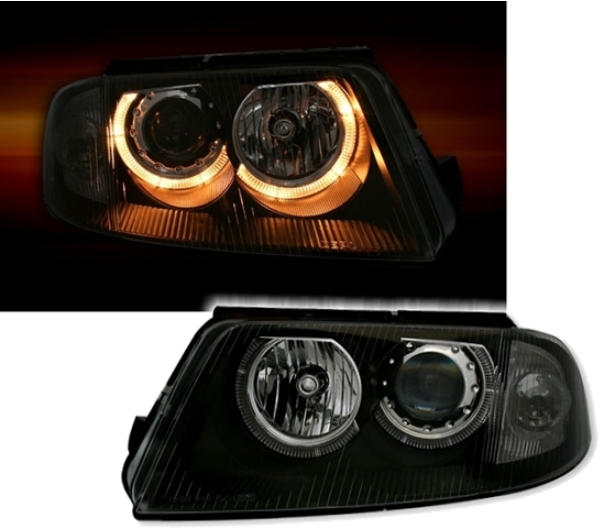 Phares Angel Eyes pour Volkswagen Passat B5 2000 - 2005