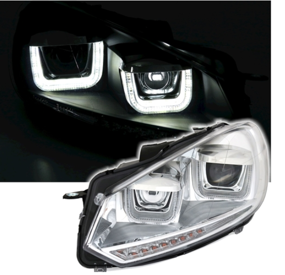 Phares avec indicateurs dynamiques pour Volkswagen Golf 6 2008 - 2012