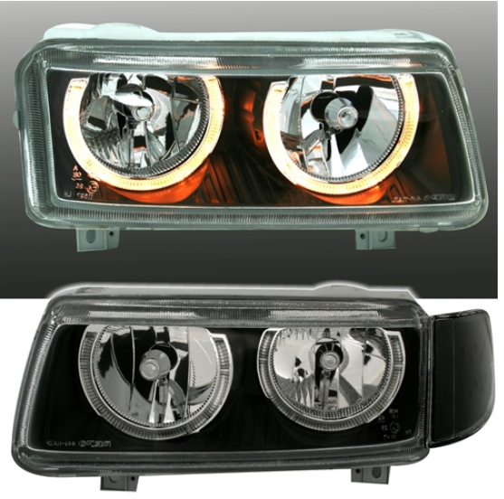 Phares Angel Eyes pour Volkswagen Passat B4 1993 - 1996