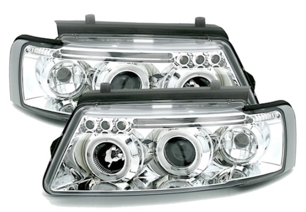 Phares Angel Eyes pour Volkswagen Passat B5 1996 - 2000