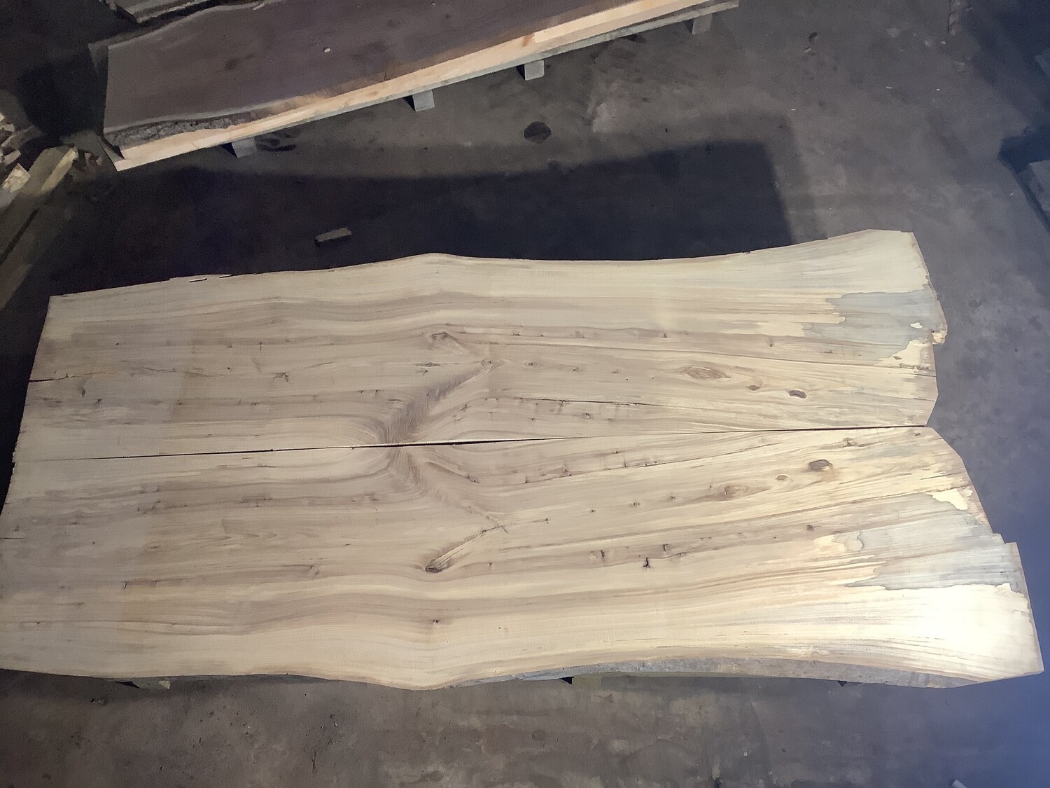 Bookmatched White Elm 1