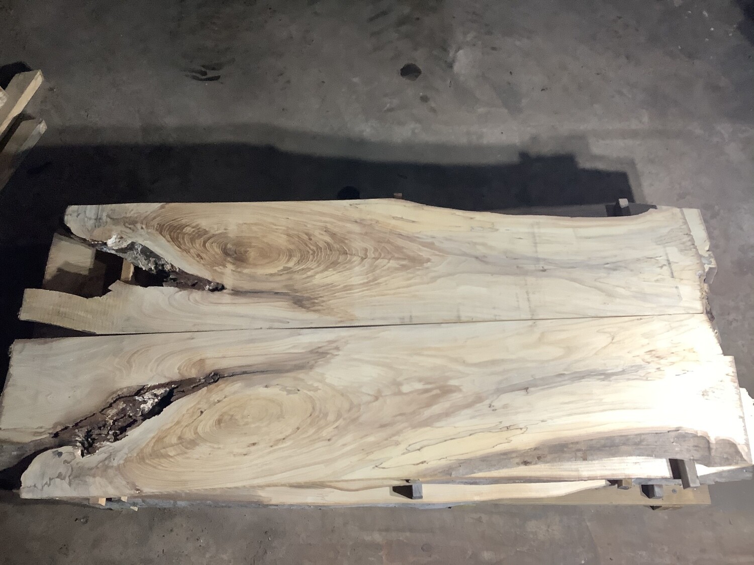 Bookmatched White Elm 2