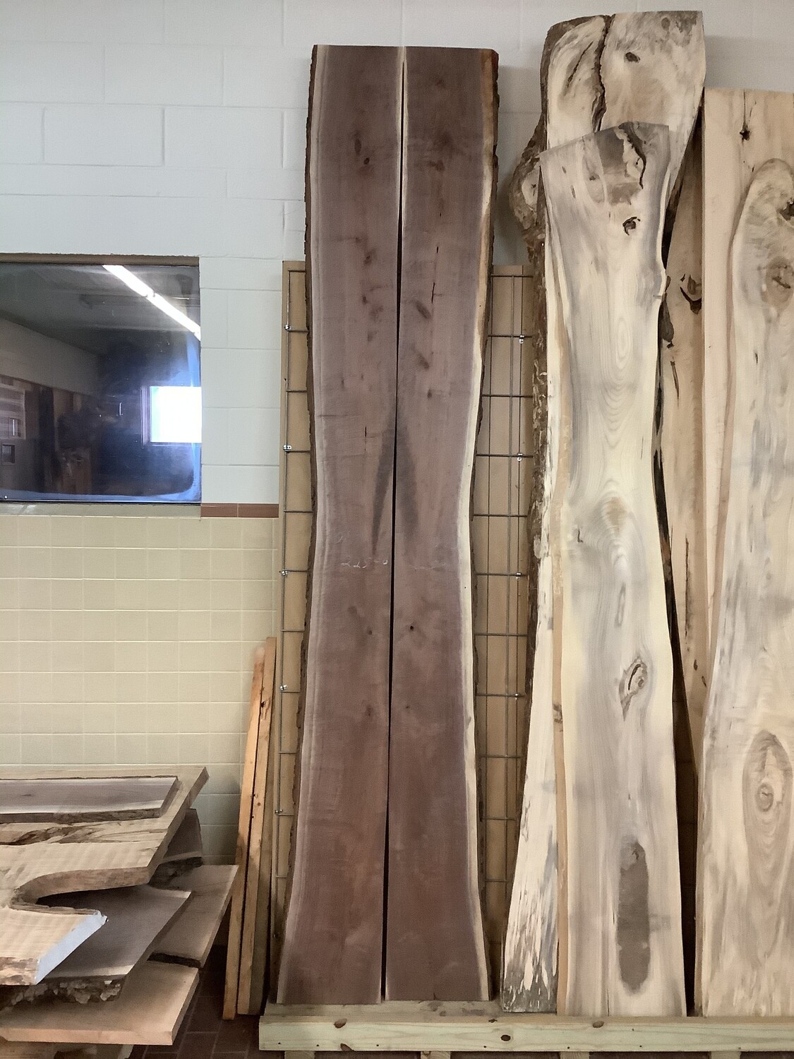 Bookmatched Walnut Slabs