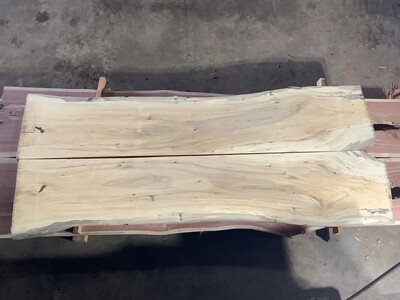 Bookmatched Elm Slab