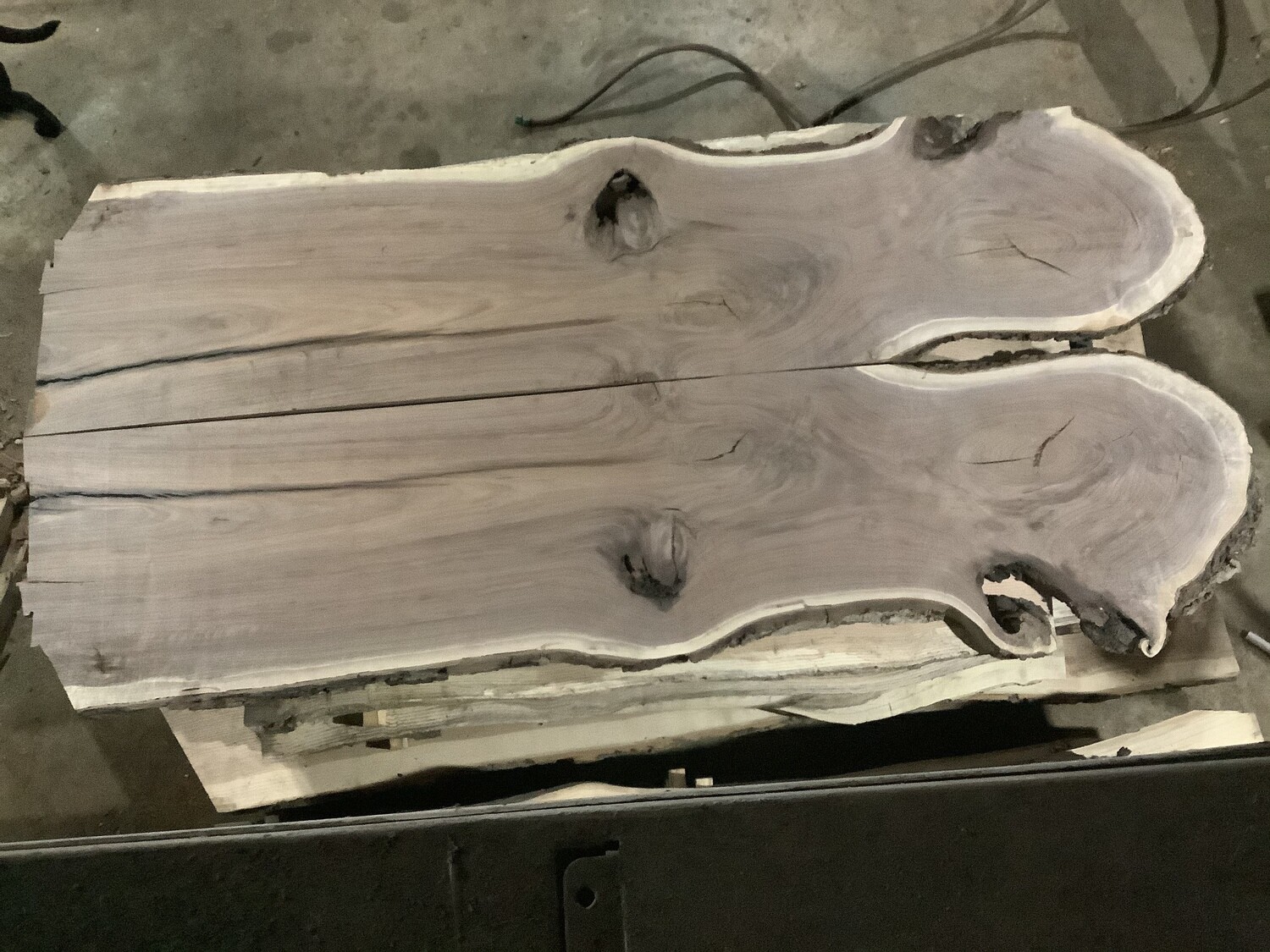 Bookmatched Walnut Slabs