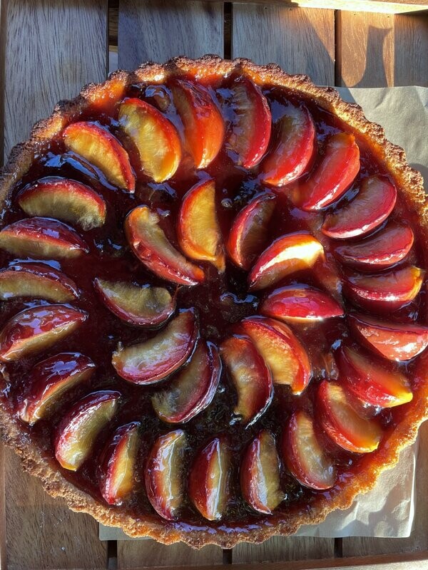 Plum Frangipane Tart