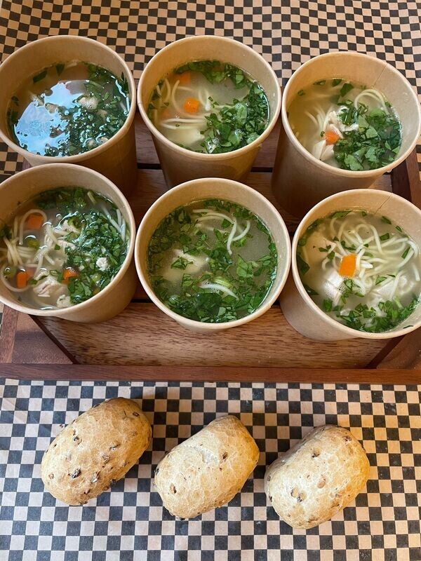 Chicken, Vegetables and Noodle  Soup