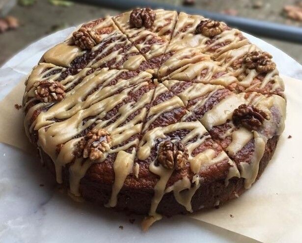 Banana & Walnut Cake