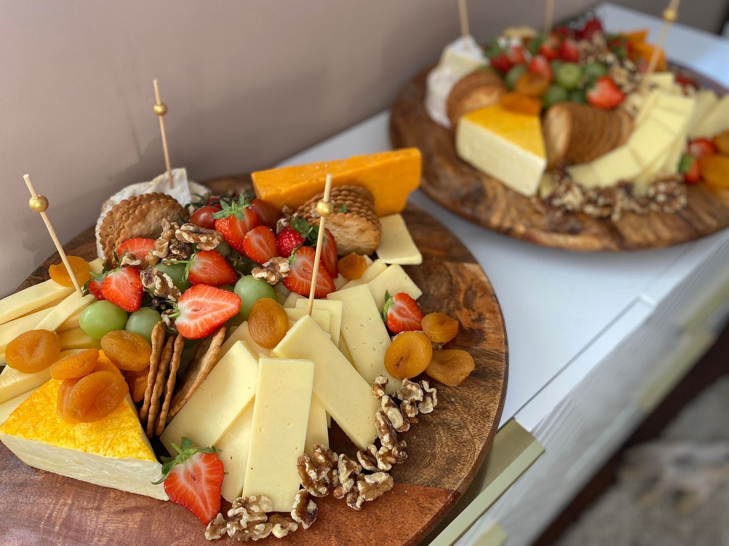 Cheese Platter with Fruit & Nuts