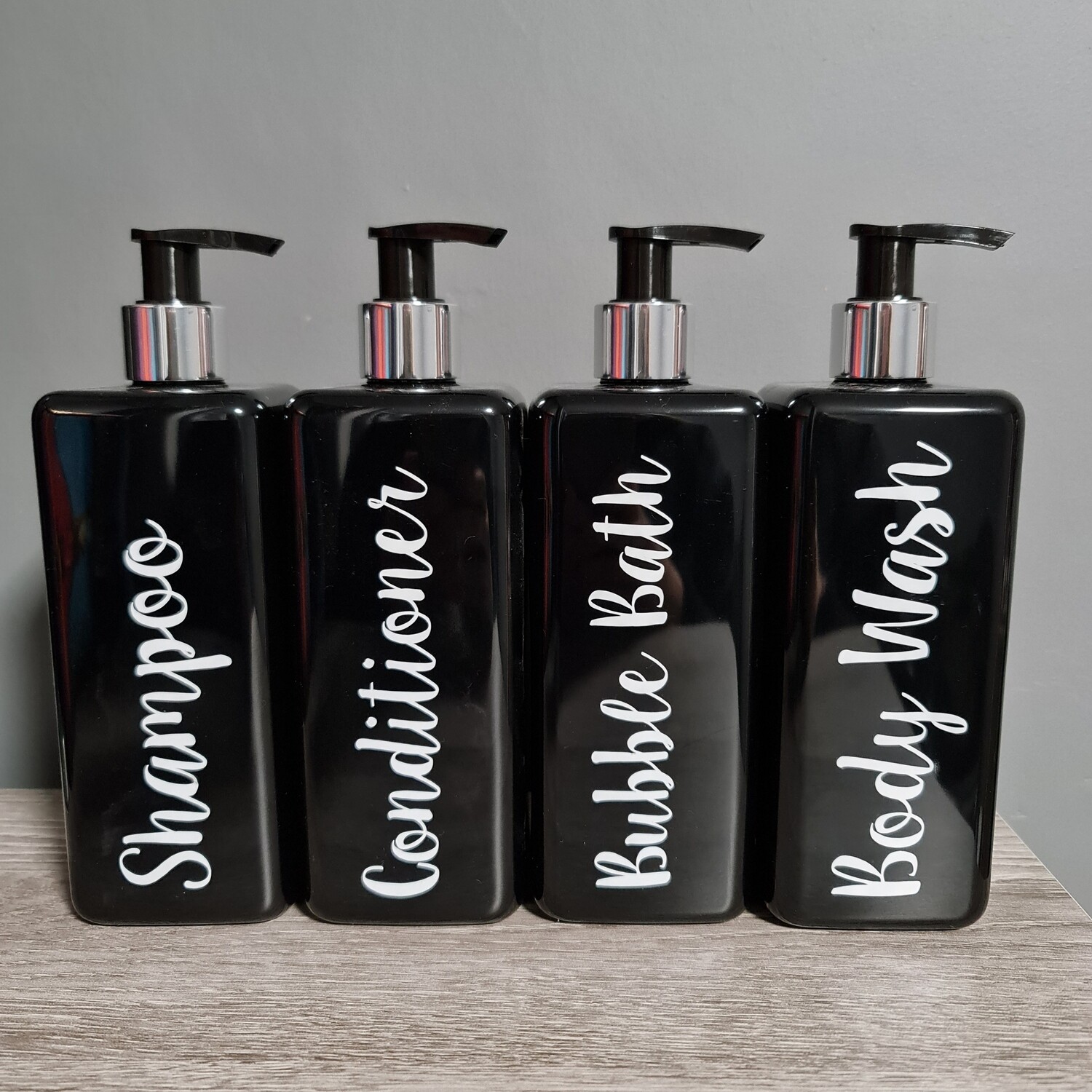 500ml Black Square Bottles