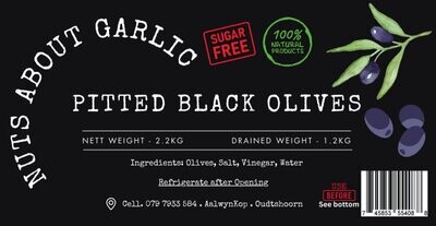 1.2kg Pitted Black Olives